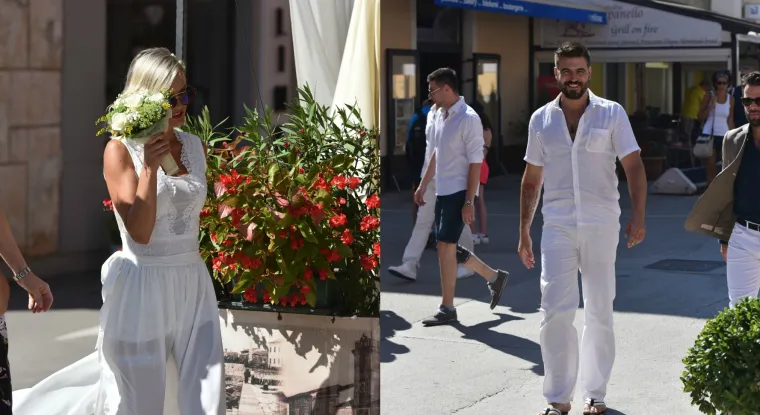 Vjenčanje u Novigradu: Marijana i Nemeš izgovorili sudbonosno 'da' pa se  razdvojili kako bi izbjegli fotografe