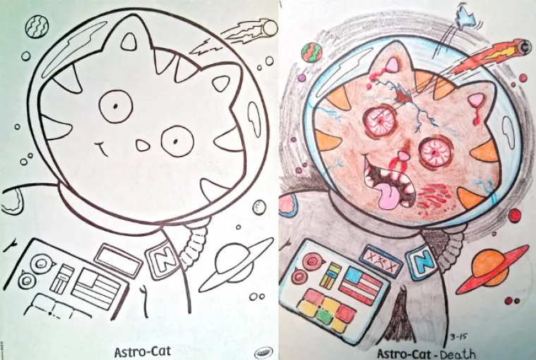 NEKI BOLESNIK SE DOČEPAO BOJANKE ZA DJECU: Pogledajte što je napravio od nje