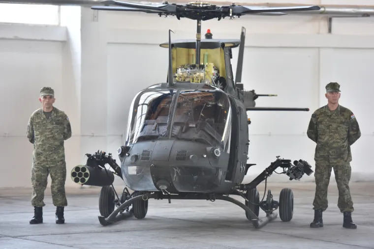 Novi helikopteri Kiowa stigli u Zemunik, na predstavljanju bila i predsjednica
