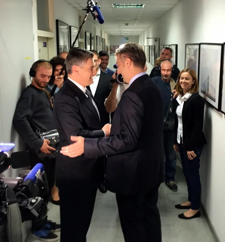 SUČELJAVANJE U FOTOGRAFIJAMA: Pogledajte kako je izgledala debata &scaron;efova SDP-a i HDZ-a