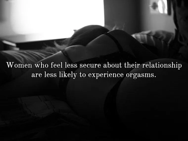 Žene koje su nesigurne oko svoje veze teže dožive orgazam.