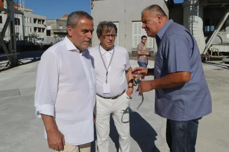 Zagrebački gradonačelnik Milan Bandić u dru&scaron;tvu Ćire Blaževića i Stipe Gabrića Jamba