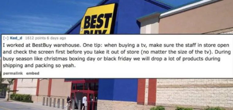 Prije nego što kupite elektroniku, naročito televizor, neka vam prodavači otvore kutiju jer se u skladištima svašta događa i paketi često padaju.