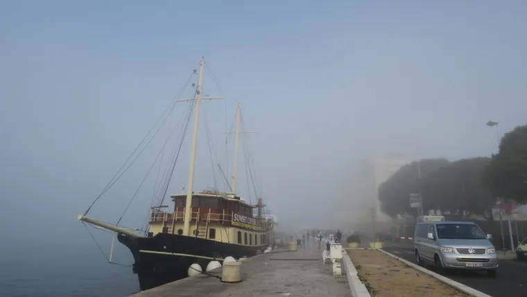 Gusta magla u Splitu