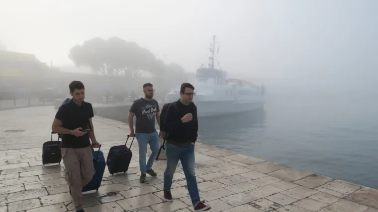 Gusta magla u Splitu