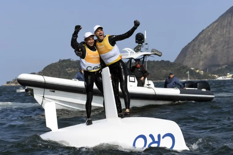 ONI ZNAJU SLAVITI: Pogledajte ludu proslavu osvajača četvrtog hrvatskog zlata na Igrama u Riju