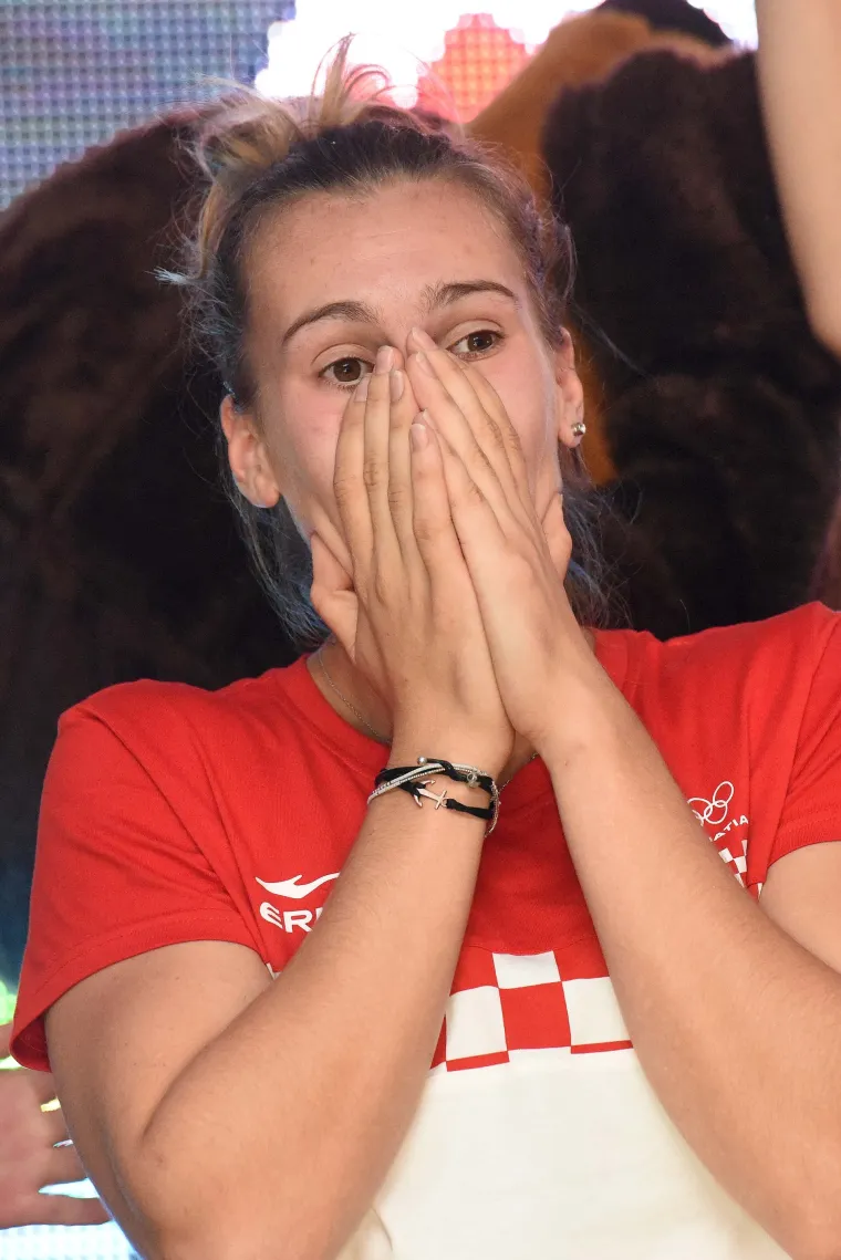 Tisuće navijača dočekalo zlatnu olimpijku Saru Kolak u rodnom Ludbregu