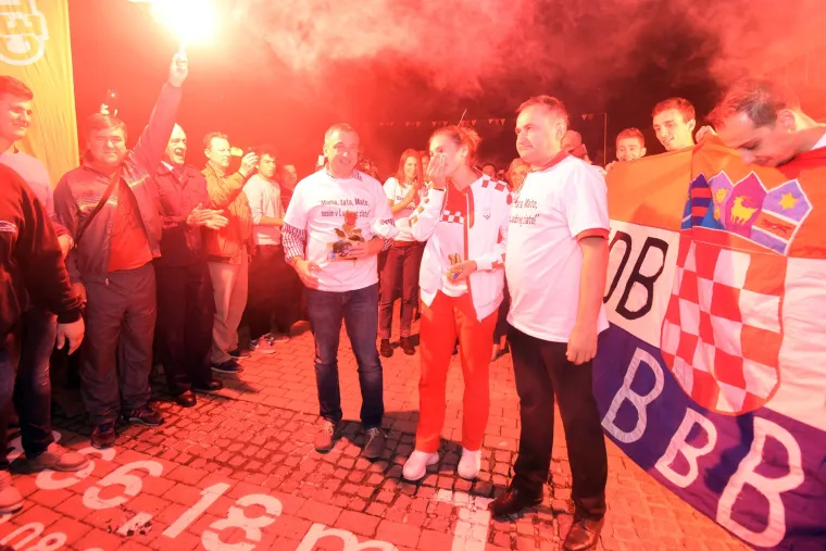 Tisuće navijača dočekalo zlatnu olimpijku Saru Kolak u rodnom Ludbregu