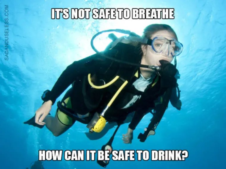 Dihidrogen monoksid ne smije se udisati, za&scaron;to bi se onda smio piti?