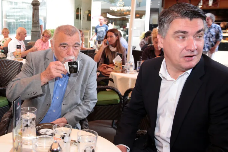 Stjepan Mesić i Zoran Milanović