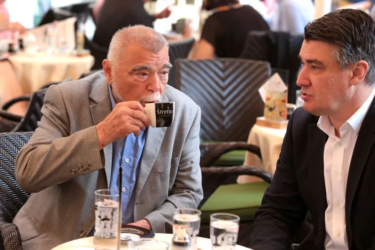 Stjepan Mesić i Zoran Milanović
