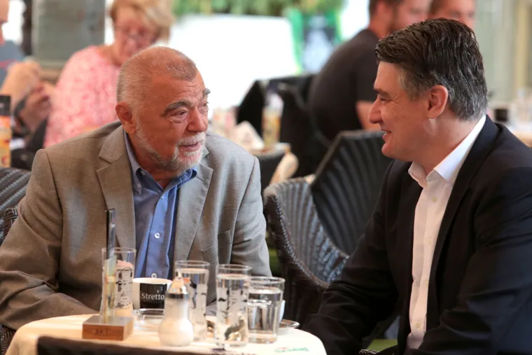 Stjepan Mesić i Zoran Milanović