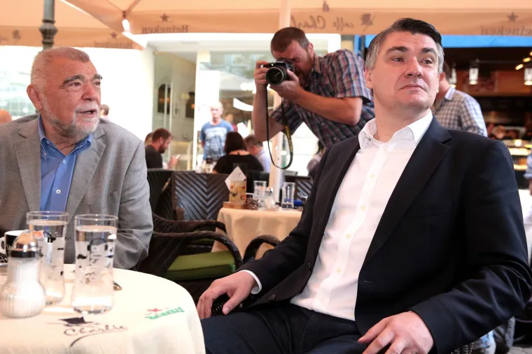 Stjepan Mesić i Zoran Milanović
