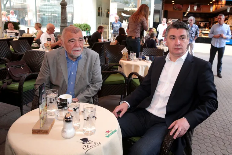 Stjepan Mesić i Zoran Milanović
