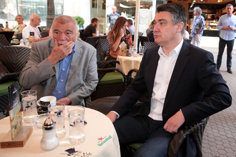 Stjepan Mesić i Zoran Milanović