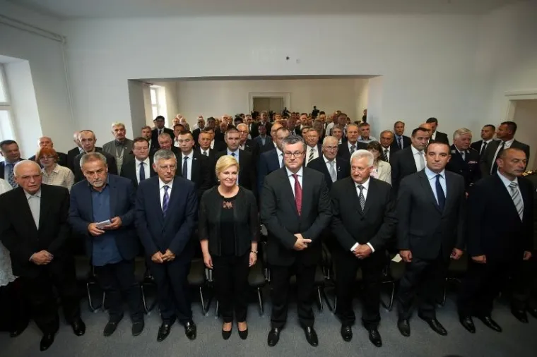 Predsjednica otvorila službene prostore Hrvatskog generalskog zbora