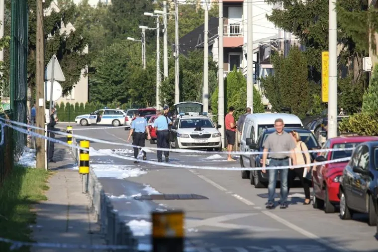 Zapaljena tri vozila i pročelje zgrade Knežiji
