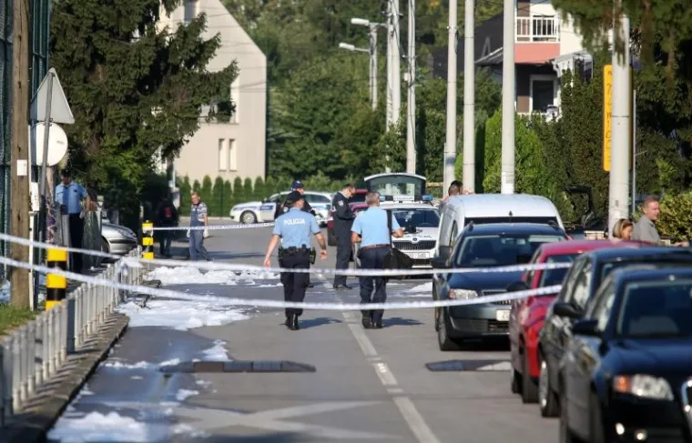 Zapaljena tri vozila i pročelje zgrade Knežiji