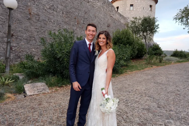 Bivša skijašica Ana Jelušić i njen dugogodišnji dečko vjenčali se na Trsatskoj gradini