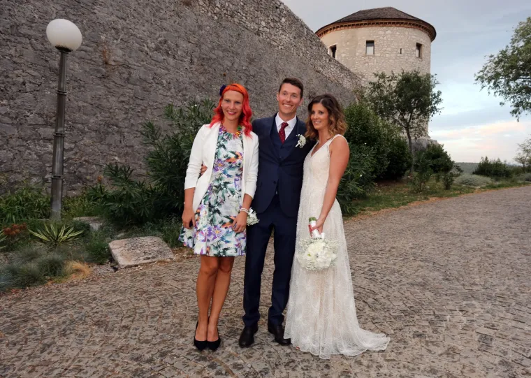 Bivša skijašica Ana Jelušić i njen dugogodišnji dečko vjenčali se na Trsatskoj gradini