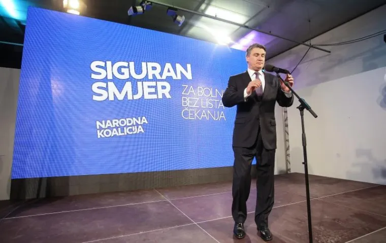 U izbornom stožeru Narodne koalicije komorna atmosfera