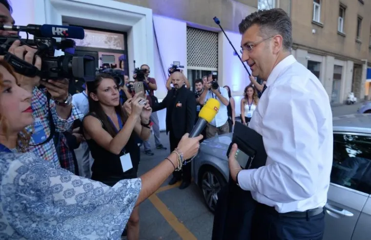 Predsjednika HDZ-a Plenkovića dočekali su mediji