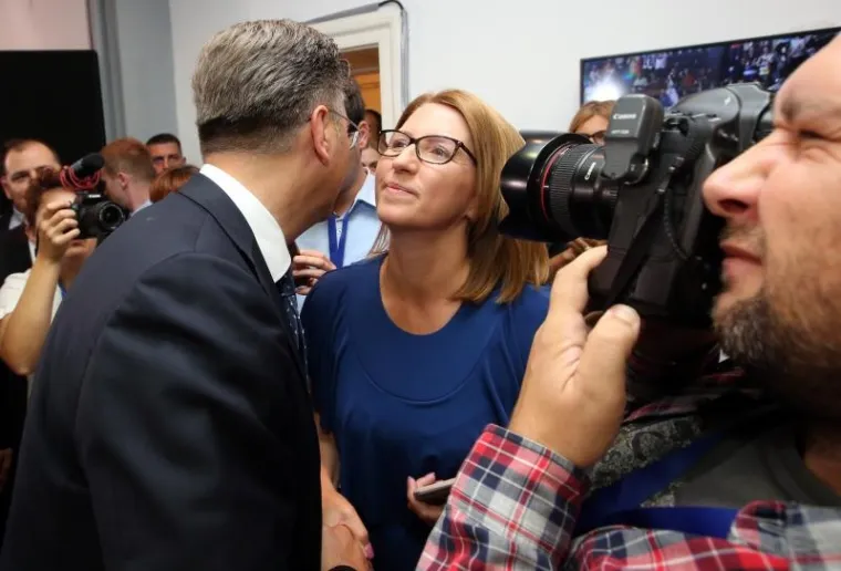 Andrej Plenković i Ivana Maletić