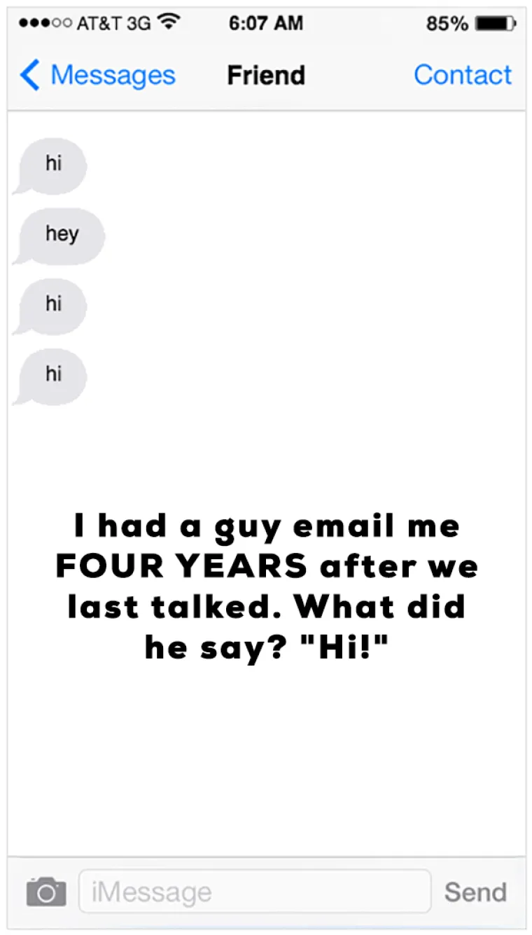 Biv&scaron;i mi je poslalo email četiri godine nakon prekida. Napisao je samo 'Bok'.