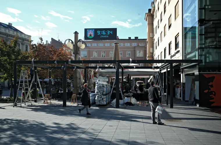 'Instalacija' na Cvjetnom trgu