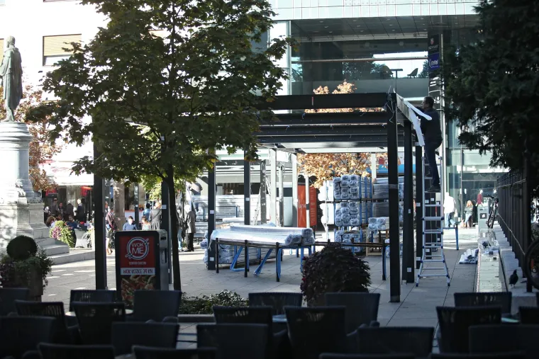 'Instalacija' na Cvjetnom trgu