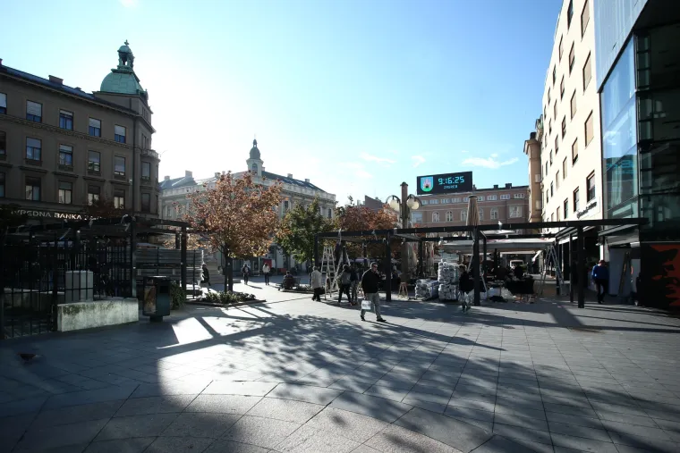 'Instalacija' na Cvjetnom trgu