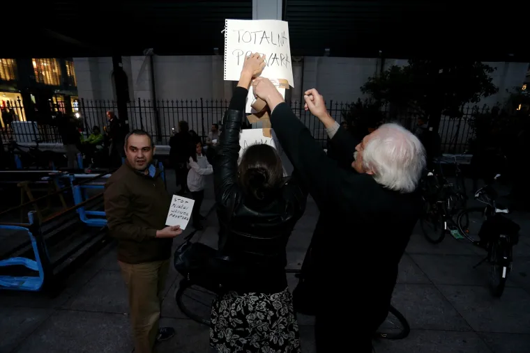 Prosvjed na Cvjetnom trgu