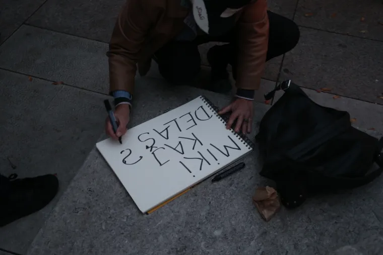 Prosvjed na Cvjetnom trgu