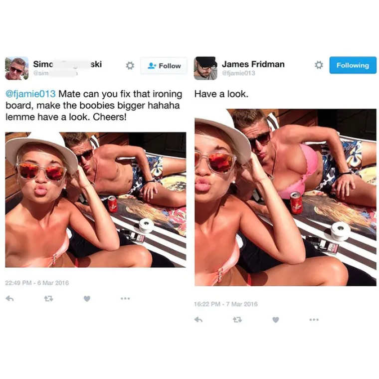 James Fridman poznati je Twitteraš kojem se ljudi obraćaju kako bi ih fotošopirao. Njihove zahtjeve redovito ispunjava, no ne baš onako kao su se oni nadali. Neke od njegovih smiješnih fotomontaža okupili smo u galeriji.