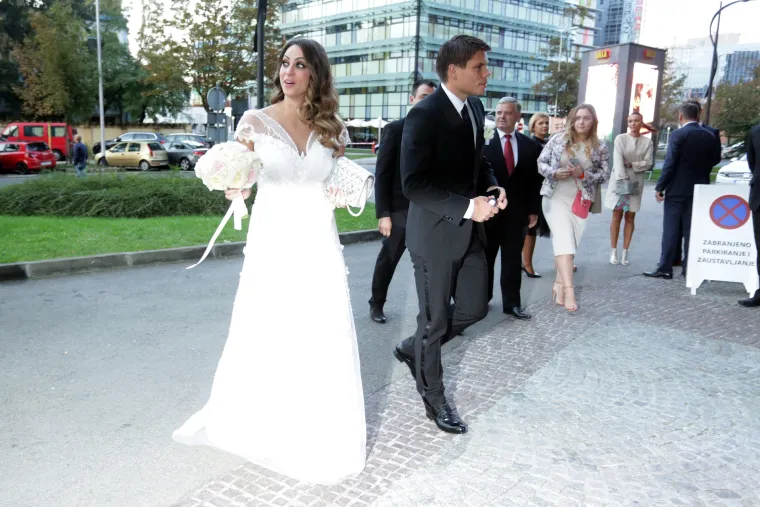 Vjenčanje nogometa&scaron;a Ognjena Vukojevića i biv&scaron;e Miss Hrvatske Andreje Ćupor