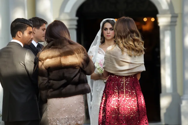 Vjenčanje nogometa&scaron;a Ognjena Vukojevića i biv&scaron;e Miss Hrvatske Andreje Ćupor