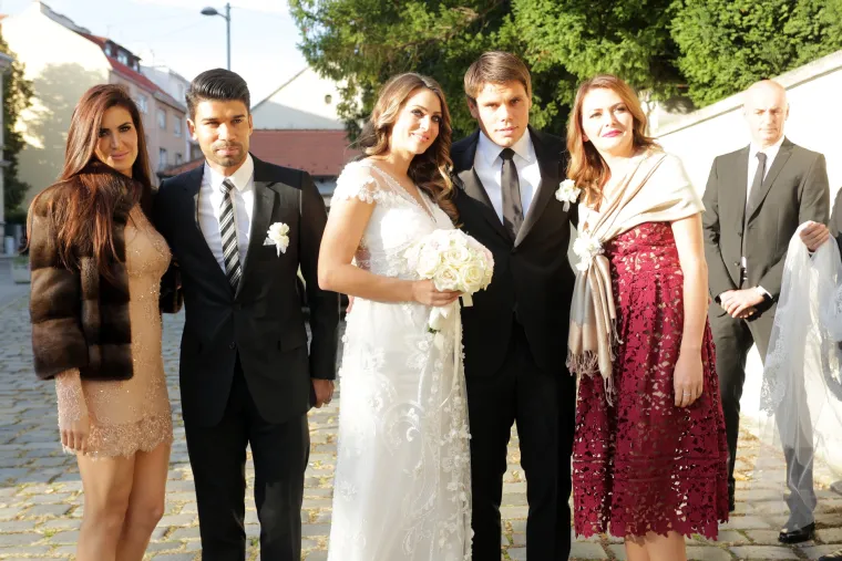 Vjenčanje nogometa&scaron;a Ognjena Vukojevića i biv&scaron;e Miss Hrvatske Andreje Ćupor