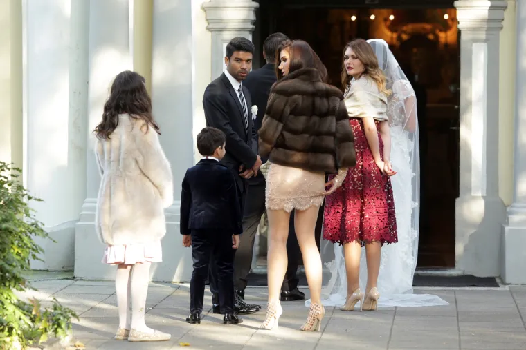 Vjenčanje nogometa&scaron;a Ognjena Vukojevića i biv&scaron;e Miss Hrvatske Andreje Ćupor