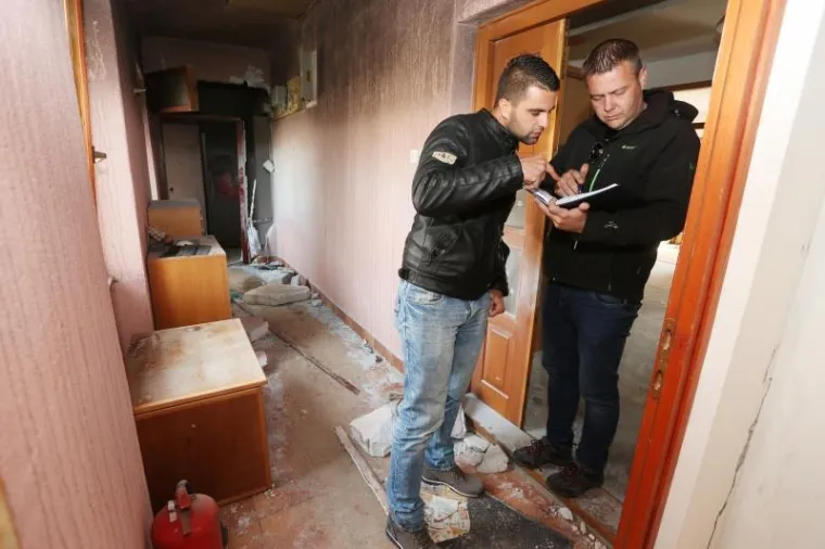 POLICIJA ZAVRŠILA OČEVID U KARLOVCU: Čiste se stanovi, procjenjuje se šteta