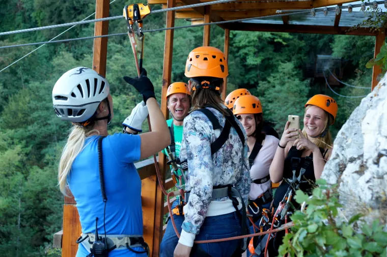 Prava ruta: zip lineom preko Pazinske jame