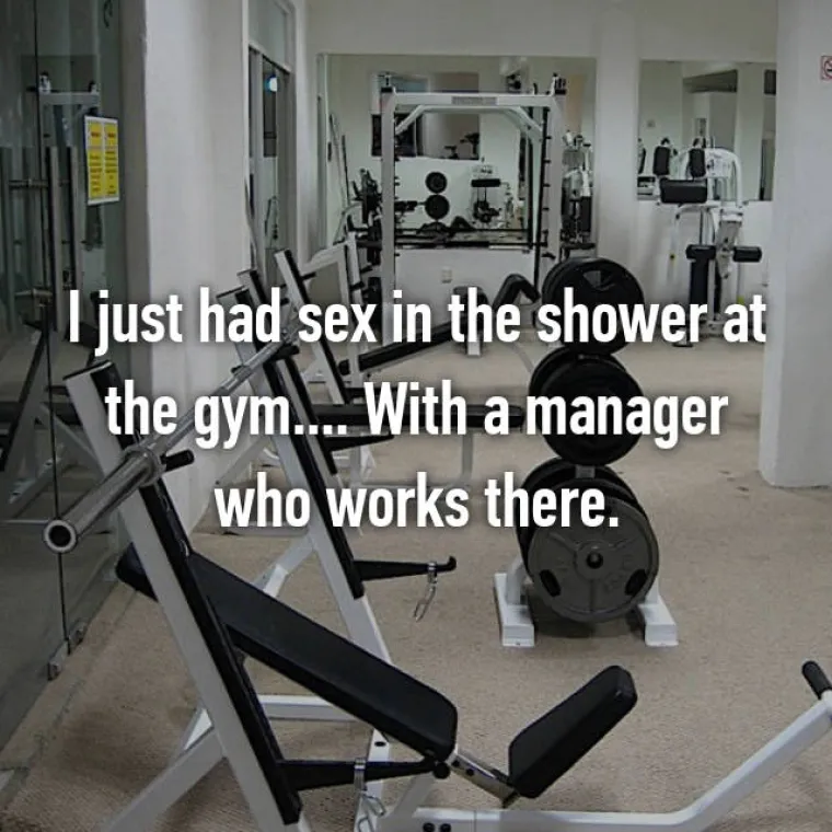 Upravo sam se seksala s menedžerom teretane pod tu&scaron;em