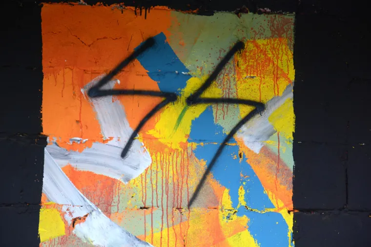 Sisak: Vandali neprimjerenim natpisima uni&scaron;tili mural nastao na festivalu Re:think