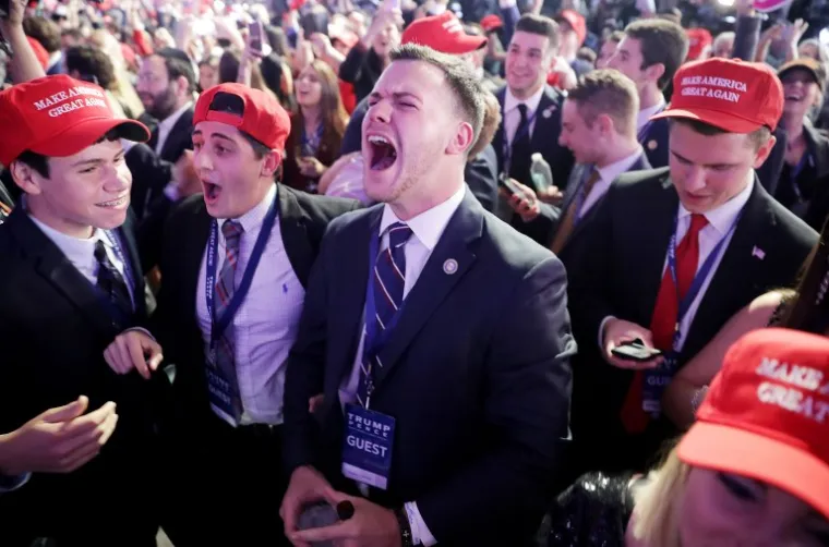 Američka izborna noć u 20 slika