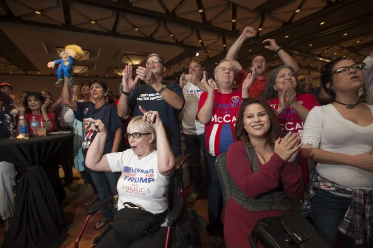 Američka izborna noć u 20 slika