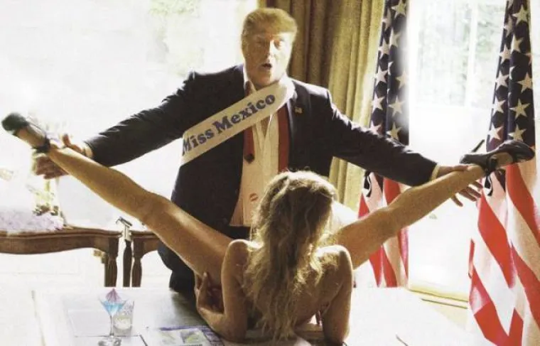 'ŠIRI NOGE, A NE VLADU!' Slikoviti prikaz Trumpovog mandata možda je bliže stvarnosti nego što mislimo