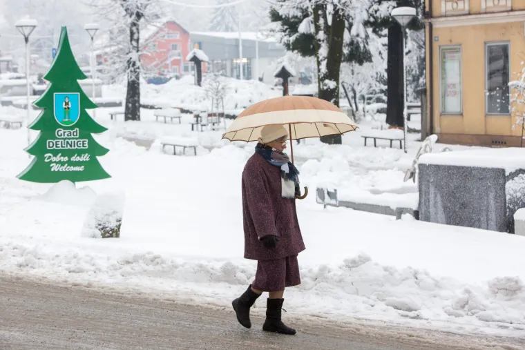 Snježni pokrivač zabijelio Gorski Kotar