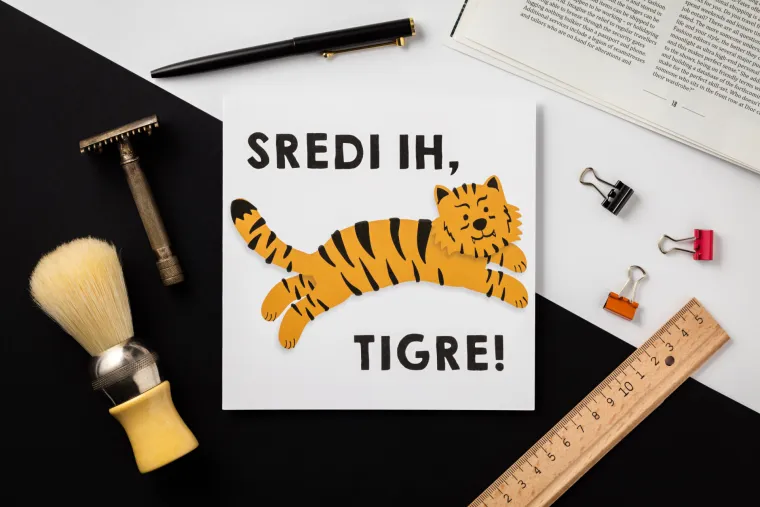 Mlada kreativka osmislila papirnate čestitke i time spojila old school štih s modernim izražajem
