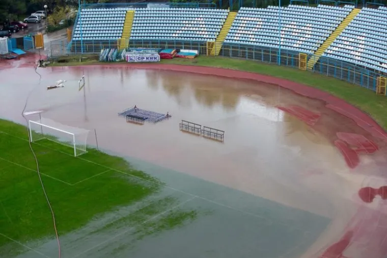 NEMOĆNI PRED SILOM PRIRODE: Ovako je danas izgledala poplavljena Kantrida