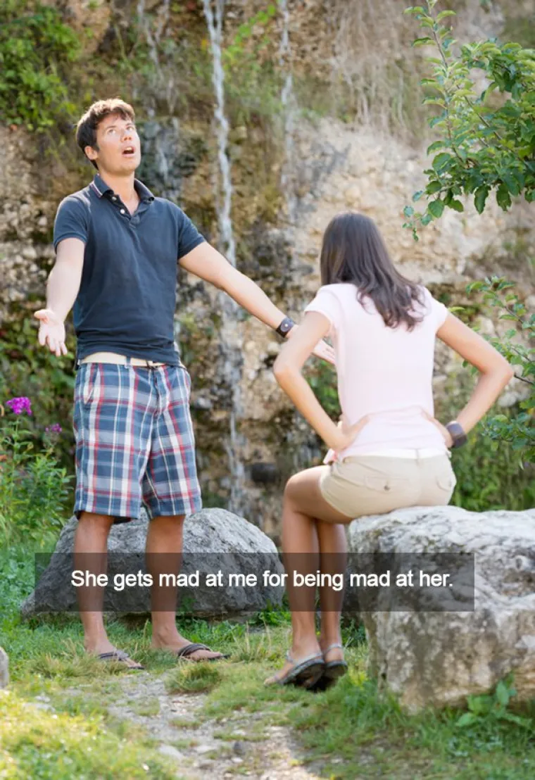 Poludi ako se naljutim na nju.