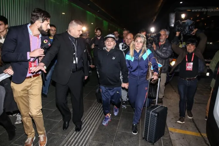 MARADONA U ZAGREBU: Fotografije legende koje govore vi&scaron;e od tisuću riječi
